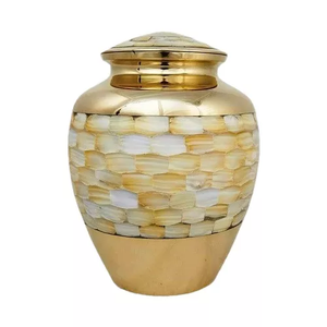 แจกันดอกไม้ทำจากโลหะสีผสมเข้ากันดีที่สุด,แจกันและแจกันดอกไม้ดีไซน์แฮนด์เมดสำหรับตกแต่งบ้านสีเขียว - Product Image 4