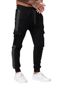 Pantalons de survêtement en coton de haute qualité pour hommes, design personnalisé, mi-éco-responsable, léger, respirant, confortable, style streetwear pour l'entraînement - Product Image 3