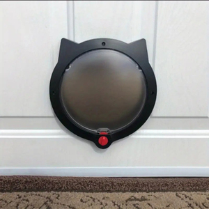 Porta <span class=keywords><strong>per</strong></span> <span class=keywords><strong>Gatti</strong></span> <span class=keywords><strong>a</strong></span> Chiusura Automatica da Parete, <span class=keywords><strong>a</strong></span> Forma di Gatto, con Chiusura Sicura, Sportello Interno <span class=keywords><strong>per</strong></span> Cuccioli - Product Image 1