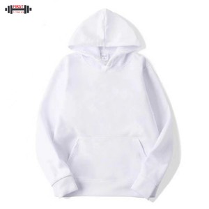 Personalizado de peso pesado de algodón de lana de invierno de los hombres de alta calidad Regular Fit Blank Pullover Hoodie 300gsm a prueba de viento transpirable - Product Image 2