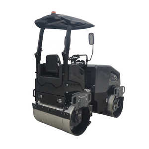 Rodillo Vibratorio Compacto de Doble Tambor Third Coast Equipment RA29, Rodillo de Asfalto de Tambor Simple o Doble, Componentes Principales, Motor Incluido - Product Image 3