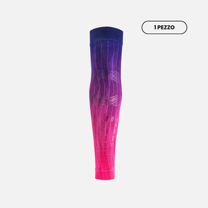 Mangas de compresión Floky Manicotto NO STRAIN Evolution T2 M/L Pink Nebula - Product Image 1