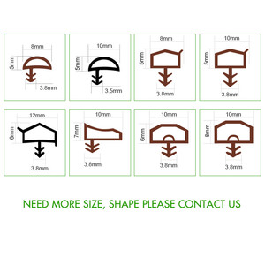 TPE Silicone Cao Su Khe Cắm Cử<span class=keywords><strong>a</strong></span> Sổ Cách Âm Và Chống Bụi Niêm Phong Dải Cho Khung Cử<span class=keywords><strong>a</strong></span> Bằng Gỗ - Product Image 2