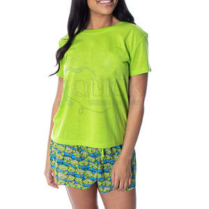 Taille élastique décontracté 100% coton au-dessus du genou solide respirant été femmes Shorts du Pakistan - Product Image 2