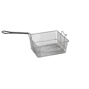 Grand panier de friteuse en métal avec filtration efficace pour une utilisation en cuisine et en restaurant - Product Image 1