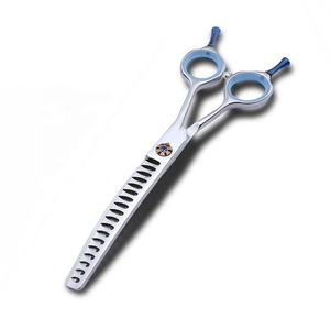 Tijeras de adelgazamiento curvadas profesionales \ tijeras de adelgazamiento de acero inoxidable para el cuidado del cabello de perros - Product Image 1