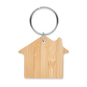 Portachiavi Ecologici in Bambù HOUSEBOO, Moschettoni e Gadget Promozionali - Product Image 2