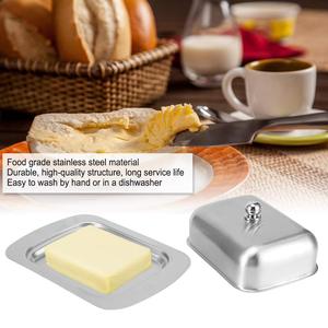 Food Grade Tableware Oval Stainless Steel Creative Butter Dish Best Latest Latest Made <b>by</b> king Internationale - Product Image 3