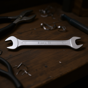 Chiavi a forchetta cromate a doppia estremità - Product Image 3