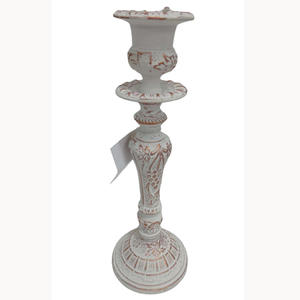 Bougeoir élégant en métal gris cuivre Anti-bougie européenne Table à manger de mariage Fête de Noël Derniers accessoires - Product Image 4