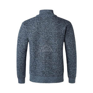 Chandails pour hommes fabriqués au Pakistan vente directe d'usine chandails pour hommes prix bon marché chandails demi Zipp - Product Image 3