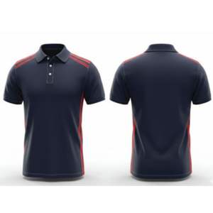 T-shirts polo en vrac, motif endurance, Gujarat, 100% polyester, tricot piqué, respirant, vêtements de travail performants et chemises de golf décontractées - Product Image 2