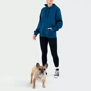 OEM-Sudadera con capucha para mujer, ropa de invierno personalizada, de gran tamaño, a la moda, con bolsillo frontal, transpirable, cómoda - Product Image 3