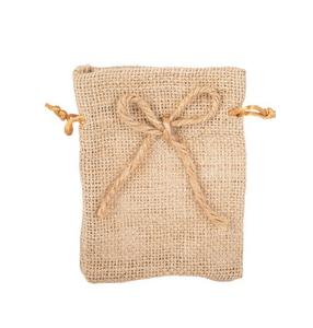 Medium Size Natural <b>Jute</b> Bags With Rope Knot Prime Quality Daily Usable <b>Sacks</b> Lightweight Grocery Shopping Use Handmade Product - Product Image 1