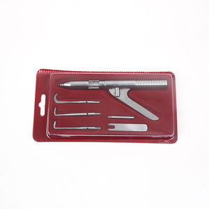 Frazier ciseaux orthodontiques en acier inoxydable 2 pièces Section Tube Instrument poignée dorée coupe-fil fin manuel Couronne Filaments - Product Image 2