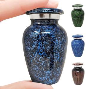 Urna de recuerdo de aluminio elegante y asequible para cenizas cremadas diseñada para proporcionar comodidad duradera y recuerdos preciados - Product Image 3