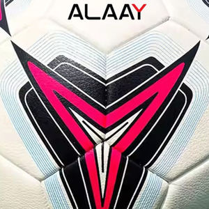 Balón de fútbol de PVC/PU Alaay, Balón de entrenamiento deportivo de estilo personalizado de fútbol de alta calidad, 5 bolas, tamaño de puntada 5/4/3/2 - Product Image 2