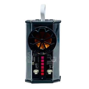 Altoparlante senza fili portatile del Bluetooth, batteria ricaricabile, suono forte, progettazione d'acciaio del cannone per il telefono cellulare universale - Product Image 1