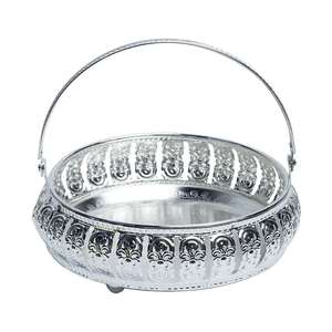 Wholesale Modern Design Multi-Functional Decorative Metal Serving <b>Trays</b> High Quality Glossy Storage Nickel Plating <b>Mirror</b> Finish - Product Image 3