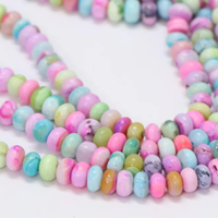 Cuentas Redondas de Cuarzo Arcoíris Multicolor de 7mm-8mm, Hilo de 15 Pulgadas, Gema AAA para Joyería y Manualidades