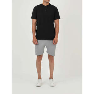 Shorts en coton KANONI au design classique, taille élastique respirante et confortable, longueur genou, en polyester tissé et tricoté, taille XXS - Product Image 6
