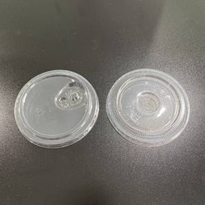 Tapas de Plástico PET Transparentes Desechables para Vasos, Estilo 2026, 90/93/95/98 mm, Tipo Domo y Plano, para Envasado de Bebidas, Precio Bajo - Product Image 6