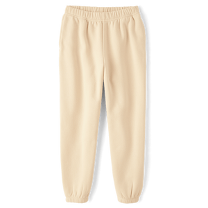 กางเกงวิ่งขนแกะสีน้ำตาลแบบพรีเมี่ยมสำหรับเด็กผู้หญิงกางเกงลำลองระบายอากาศได้พร้อมเอวยางยืดตัวปิดเอวกลางขากว้าง - Product Image 2