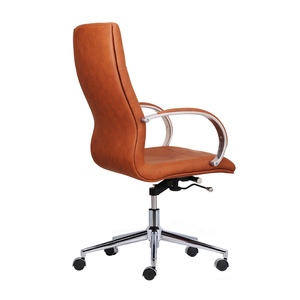 Bon 01 BFGVP054 Classic Executive Chair Premium PU Leather and Metal Base Ergonomic and Adjustable Height for Workshops Gyms - Product Image 3