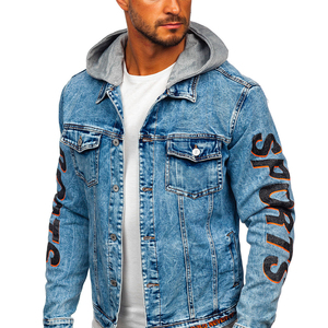 Chaquetas de hombre de algodón con forro de manta de gran tamaño para reparaciones de orillo de moda de diseñador personalizado, chaquetas de hombre, chaqueta para hombre - Product Image 2