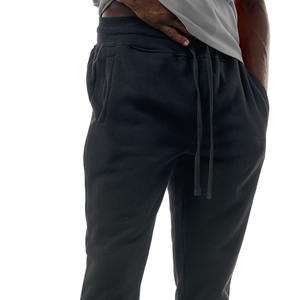 กางเกงวอร์มทรงขาบานสีเทาชาร์โคลคุณภาพสูงสำหรับผู้ชาย สไตล์ลำลอง ผ้าฟลีซ 290 GSM เอวกลาง น้ำหนักปานกลาง ทรงสลิมแบบซ้อนทับ - Product Image 5