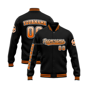 Premium Wool Leather <b>Varsity</b> <b>Jacket</b> for Events with Custom Embroidery and Stand Collar for Group Branding - Product Image 1
