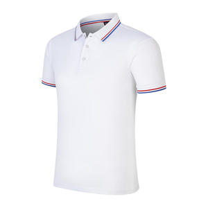 Venta al por mayor Oem sublimación en blanco Polo camiseta lisa poliéster camiseta hombres Polo camiseta logotipo personalizado DTG imprimir Golf camisas - Product Image 5