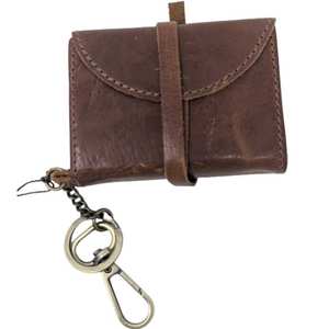 Journal d'écriture en cuir de style classique personnalisé du fabricant indien écologique avec porte-clés ensemble de journal portable durable - Product Image 2