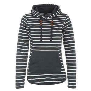 Hoodies For Women Color Block Casual Lightweight Quarter Zip Pullover Long Sleeve <b>Striped</b> Sweatshirts With Pockets - Product Image 5