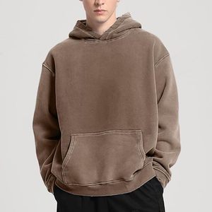 Sudaderas con Capucha Personalizadas para Hombre, Tendencia 2026, Lavado Ácido, 100% Algodón, Ropa Casual de Invierno, Estilo Urbano Premium, Totalmente Personalizables y Transpirables - Product Image 1