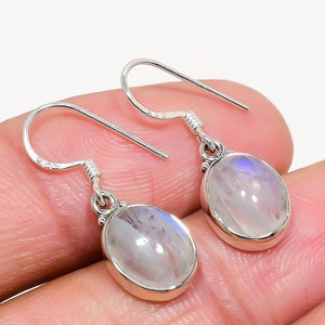 Boho Style Classical <b>Earrings</b> Jewelry For Women Silver Jewelry 925 Sterling Silver Moonstone Gemstone <b>Handmade</b> <b>Earrings</b> Gift For - Product Image 2
