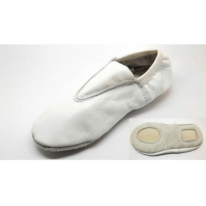 <b>Women's</b> Performa Gymnastic Flat Shoes Genuine <b>Leather</b> Ballet Dance <b>Slippers</b> Split Sole Girls/Adults Stretch Canvas Point Shoes - Product Image 4