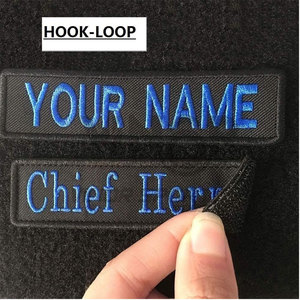 Cintas de nombre bordadas personalizadas, tela de sarga, parches personalizados en forma de corazón para equipos tácticos, chaquetas, uniformes, mochilas, sombreros - Product Image 5