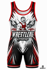 Singlet de Lucha Personalizado con Sublimación y Elasticidad en Cuatro Direcciones, Diseño Ajustado para Hombre, Modelo 2026 Challenge, Poliéster que Absorbe la Humedad, Deportivo para Adultos - Product Image 3