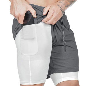 Séchage rapide meilleure qualité hommes Gym court serré hommes Shorts de course Shorts de Compression pour Gym Compression - Product Image 2