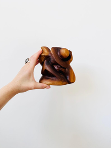 Statue d'amoureux en bois de style Art déco écologique de haute qualité, sculptée à la main, figurine romantique de couple, décoration de table, étagère, décoration de la maison - Product Image 4