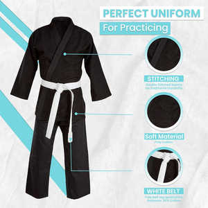 Vente en gros BJJ Gi Judo Jiu Jitsu Kimono Arts Martiaux Uniforme pour Jiu Jitsu Judo Autres Sports - Product Image 3
