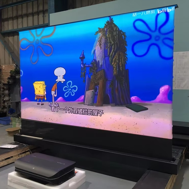 AWOL LTV-2500Pro Laser Projector with Laser Rising Floor up Screen Support 4K Cinema Projector Home Theater Projector