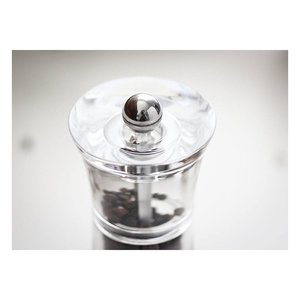 Verona Transparent <b>Pepper</b> Mill 13cm Acrylic Manual <b>Grinder</b> Kitchen Use - Product Image 3