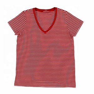 Camiseta de algodón/poliéster 100% para mujer, ropa informal de media manga con cuello redondo, de alta calidad, con logotipo personalizado bordado - Product Image 2