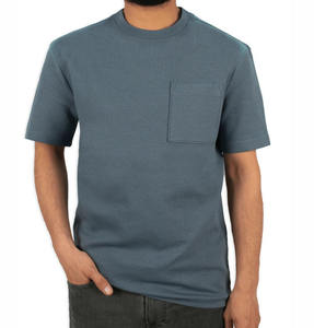 Camisetas de hombre de alta calidad de 200g de peso pesado 100 algodón Casual suelta de gran tamaño camisetas personalizadas para hombre - Product Image 1