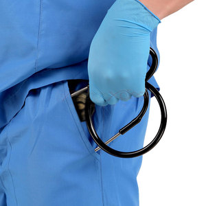 Men Scrub Suit <b>Set</b> With Stitched Hem And Comfortable Neckline For <b>Doctors</b> Fade Resistant Men Scrub Suit - Product Image 6