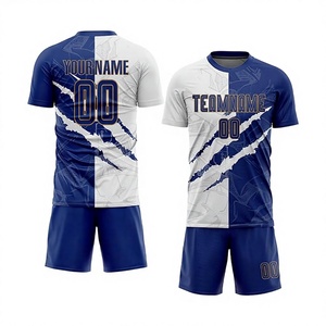 New High Quality Unisex Soccer Jerseys Football Uniforms Winter Plaid 100% Polyester Four-Way Stretch Soccer Wear Set - Product Image 1
