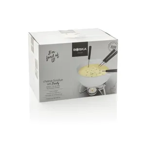 Ensemble de fondue BOSKA pour merchandising personnalisé, double chauffe-eau pour un fromage et un chocolat parfaitement fondus - Product Image 5