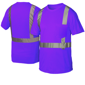 T-shirt gilet réfléchissant de qualité supérieure pour hommes séchage rapide chemises de travail de sécurité vente en gros t-shirt d'occasion de fitness - Product Image 1